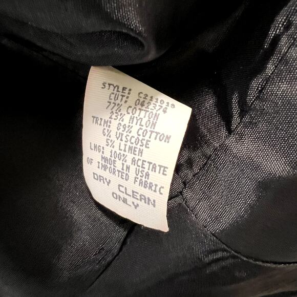 Vintage Canvas Backs Women's Pattern Zip Up Jacket Long Sleeve Pockets Sz 6 Red - Picture 12 of 12